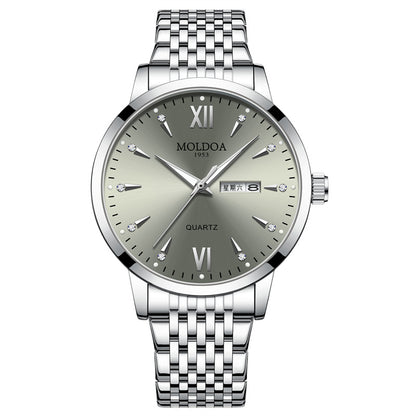 Men's Luminous Double Calendar Fake Mechanical Watch Luminous Waterproof